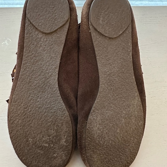 Jeffrey Campbell “Oakley” Brown Moccasins with Gold Studs - Picture 8 of 15